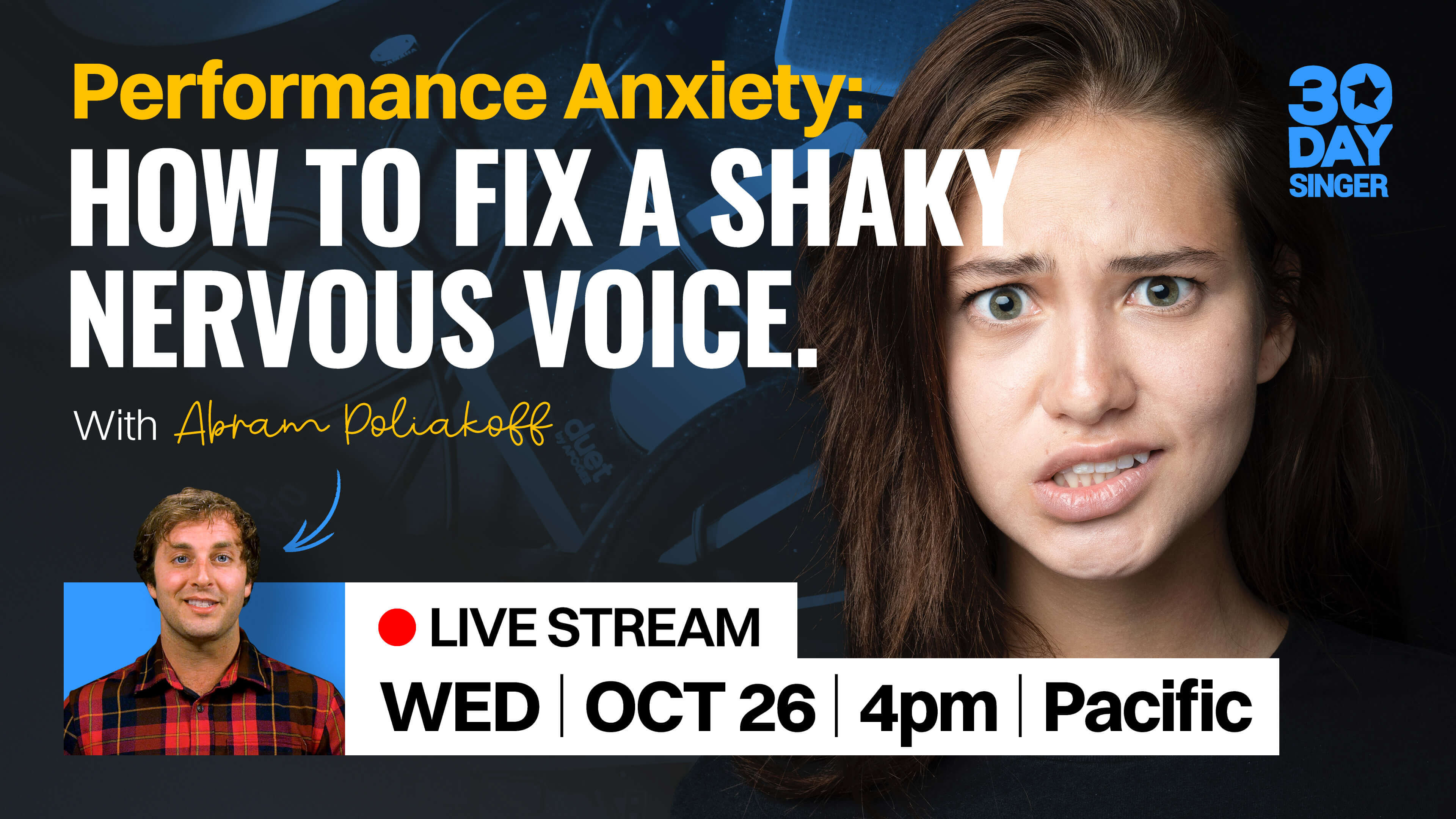 Performance Anxiety: How To Fix A Shaky Nervous Voice