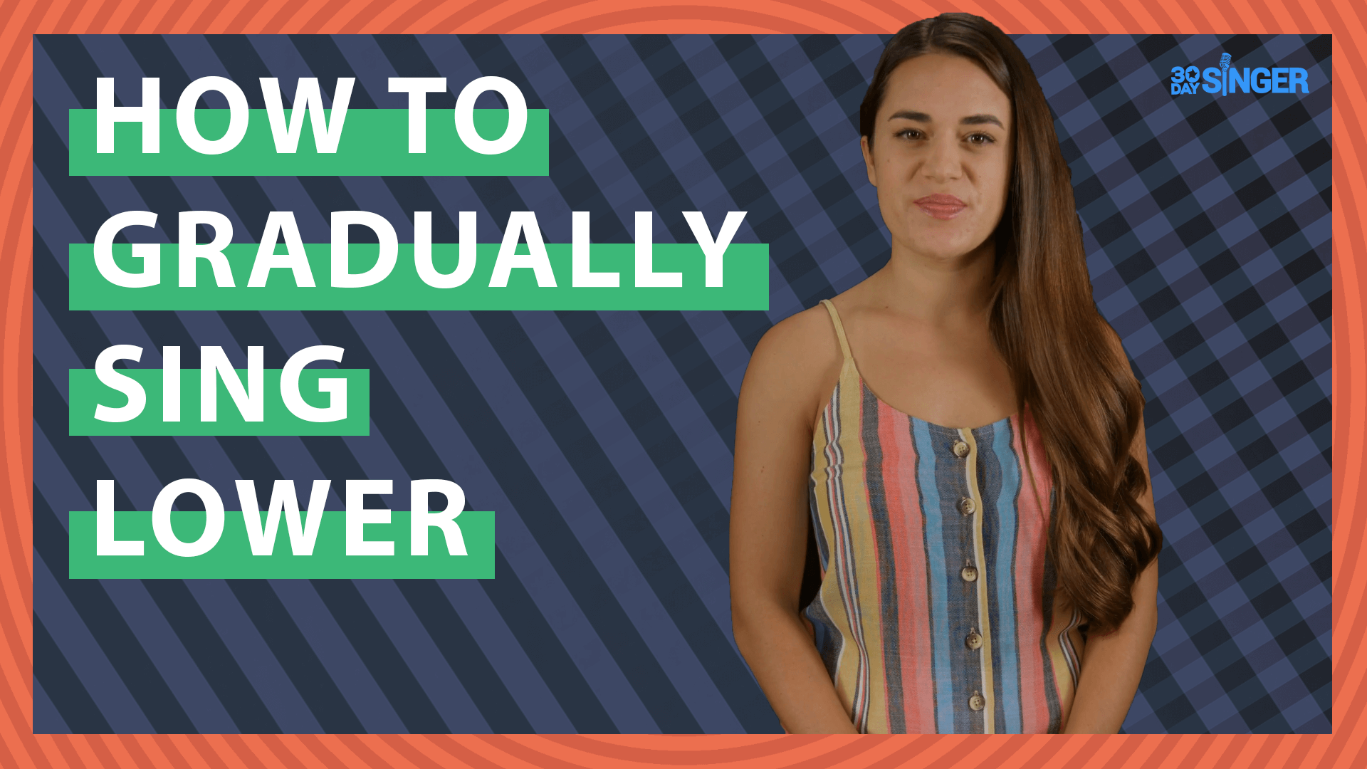 How to Gradually Sing Lower