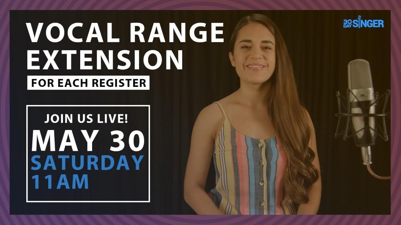 Camille's Live Lesson: Vocal Range Extension For Each Register